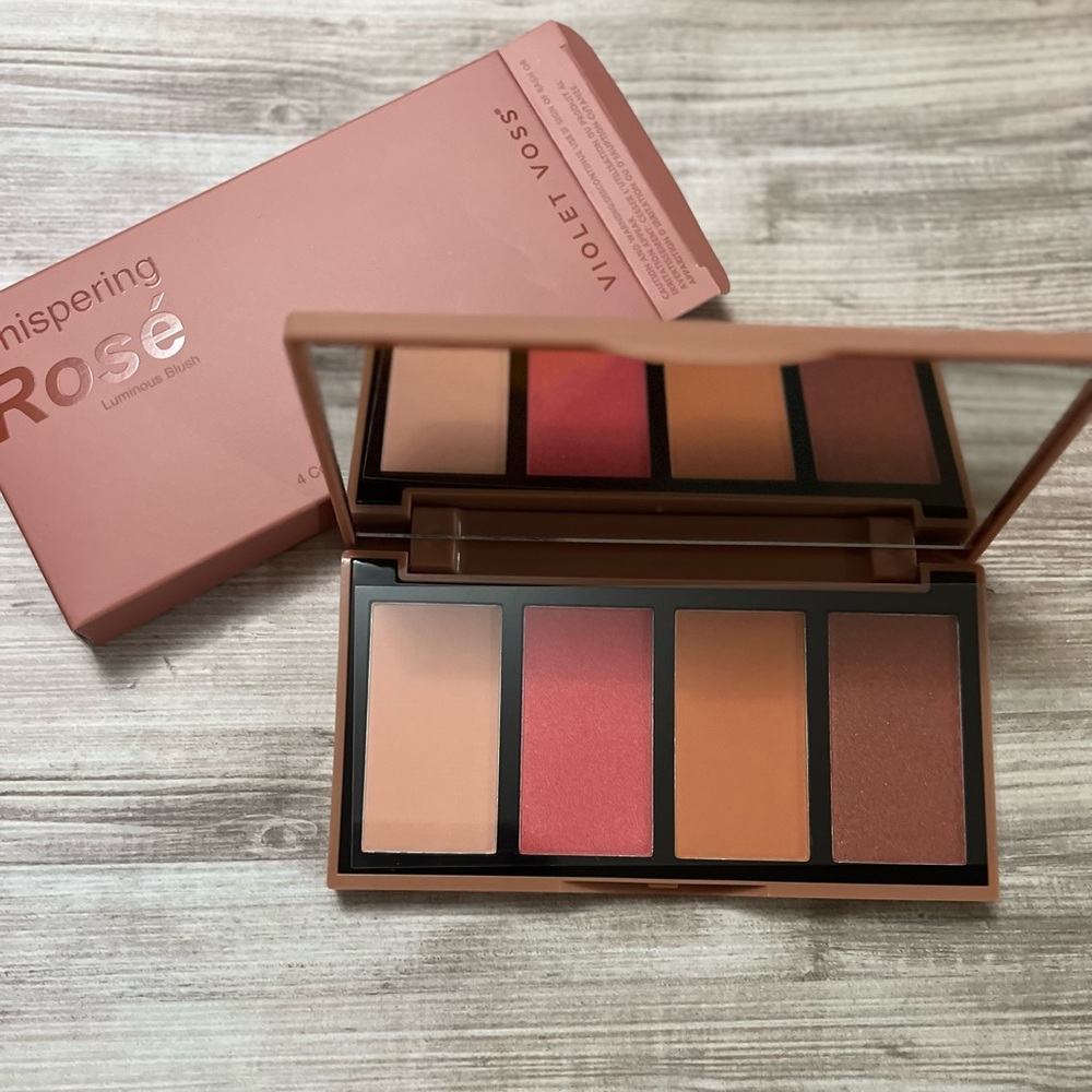 Violet Voss Whispering Rosé Luminous Blush 4 Color Blush Palette ✨BRAND NEW✨